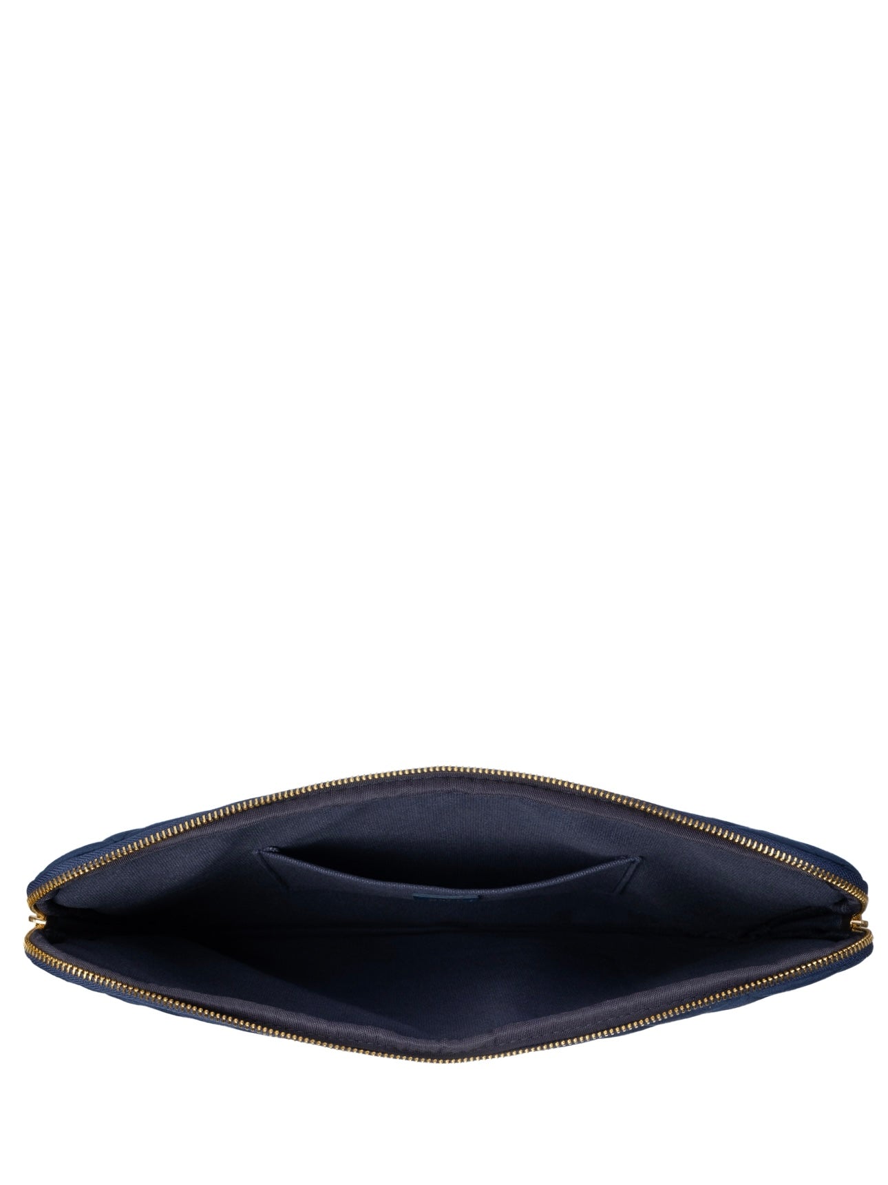 Velvet Quilted Mac Cover, Navy
