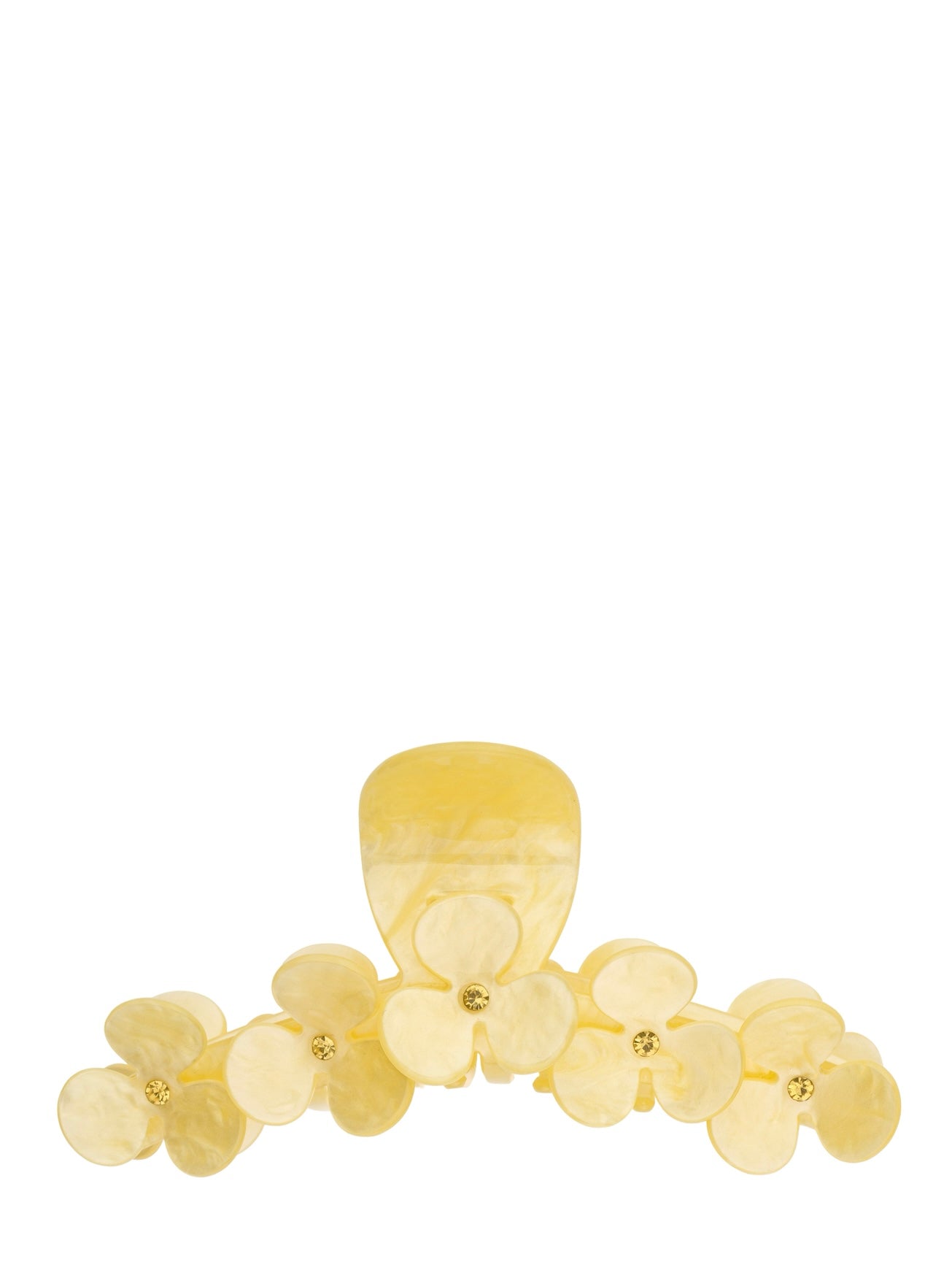 Flower Hair Claw X Large, Yellow