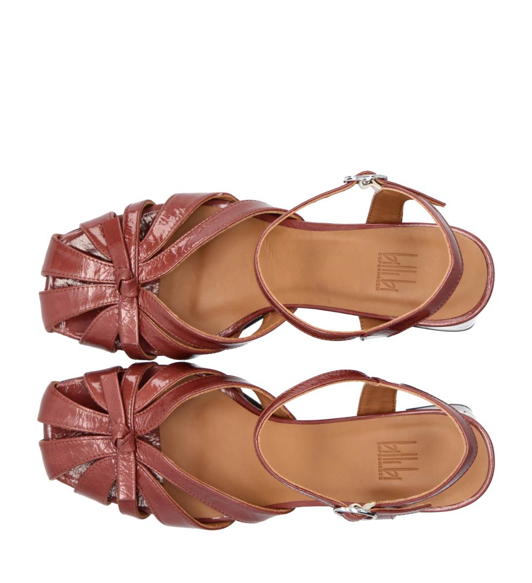 Heeled Sandals, Dark rose confetto
