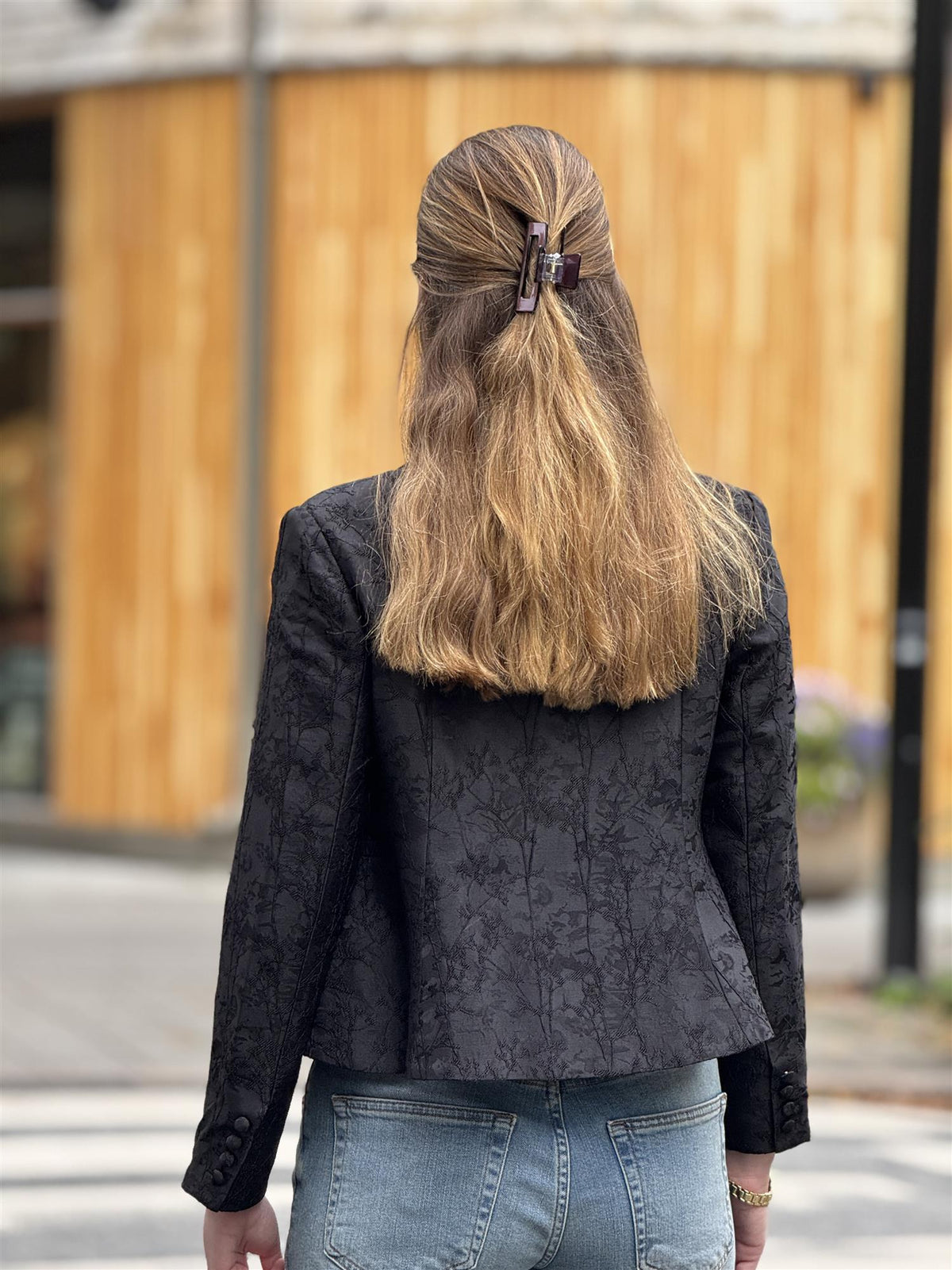 Brocade Blazer, Black