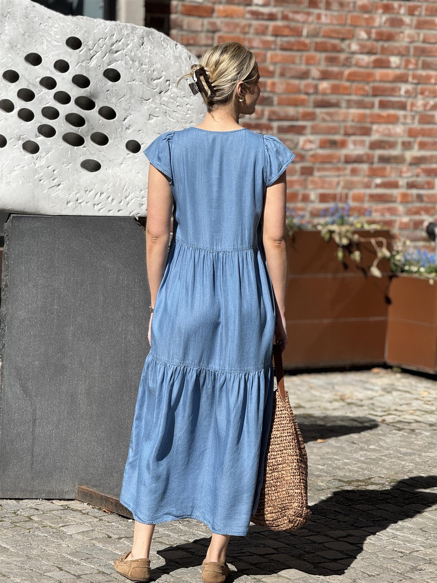 LR-RORA 3 Dress, Denim Blue