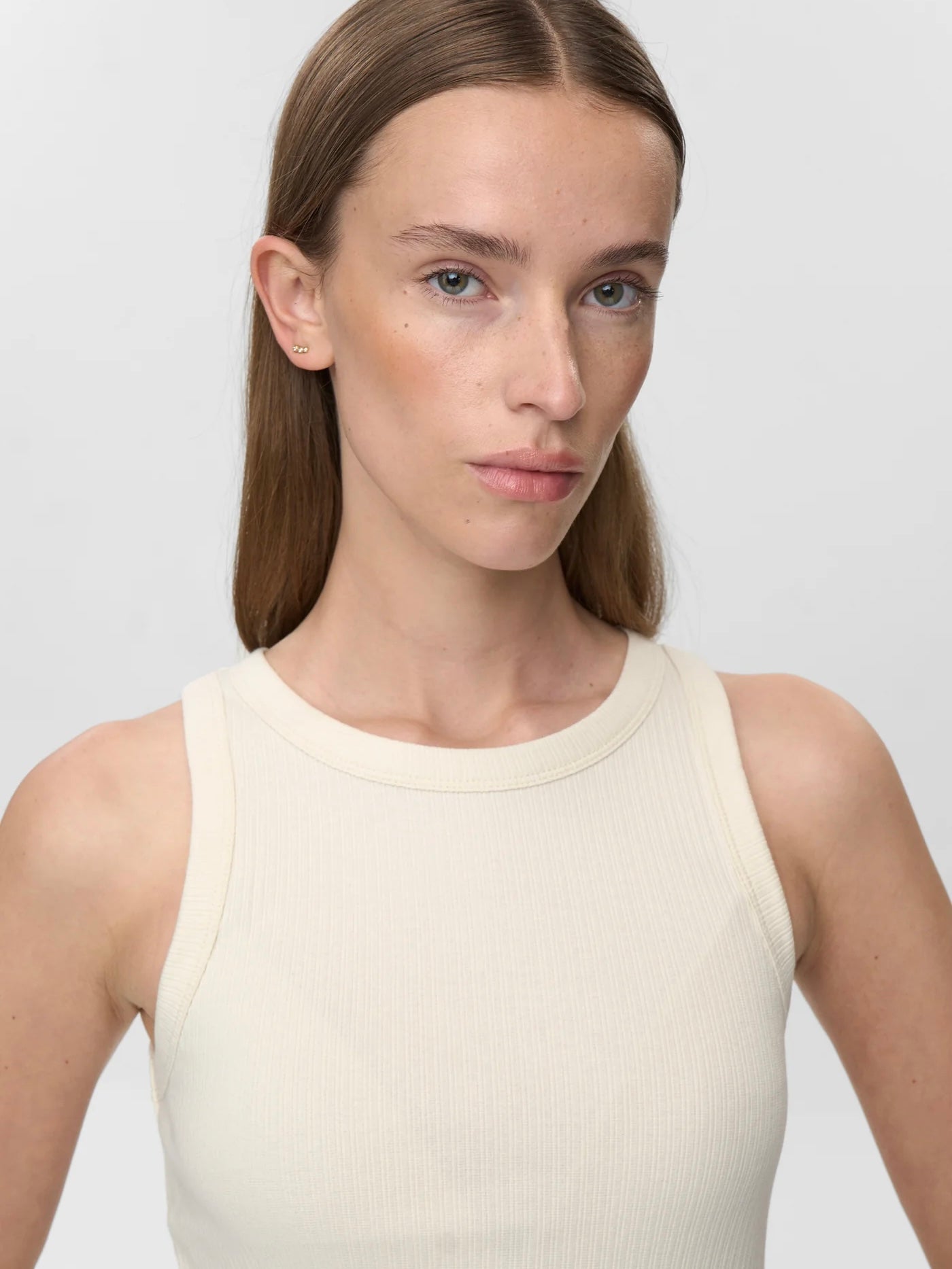 Lila Tank Top, Cream