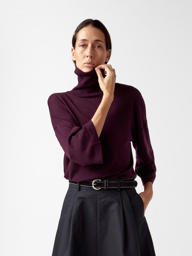 Tia Merino Knit, Burgunder