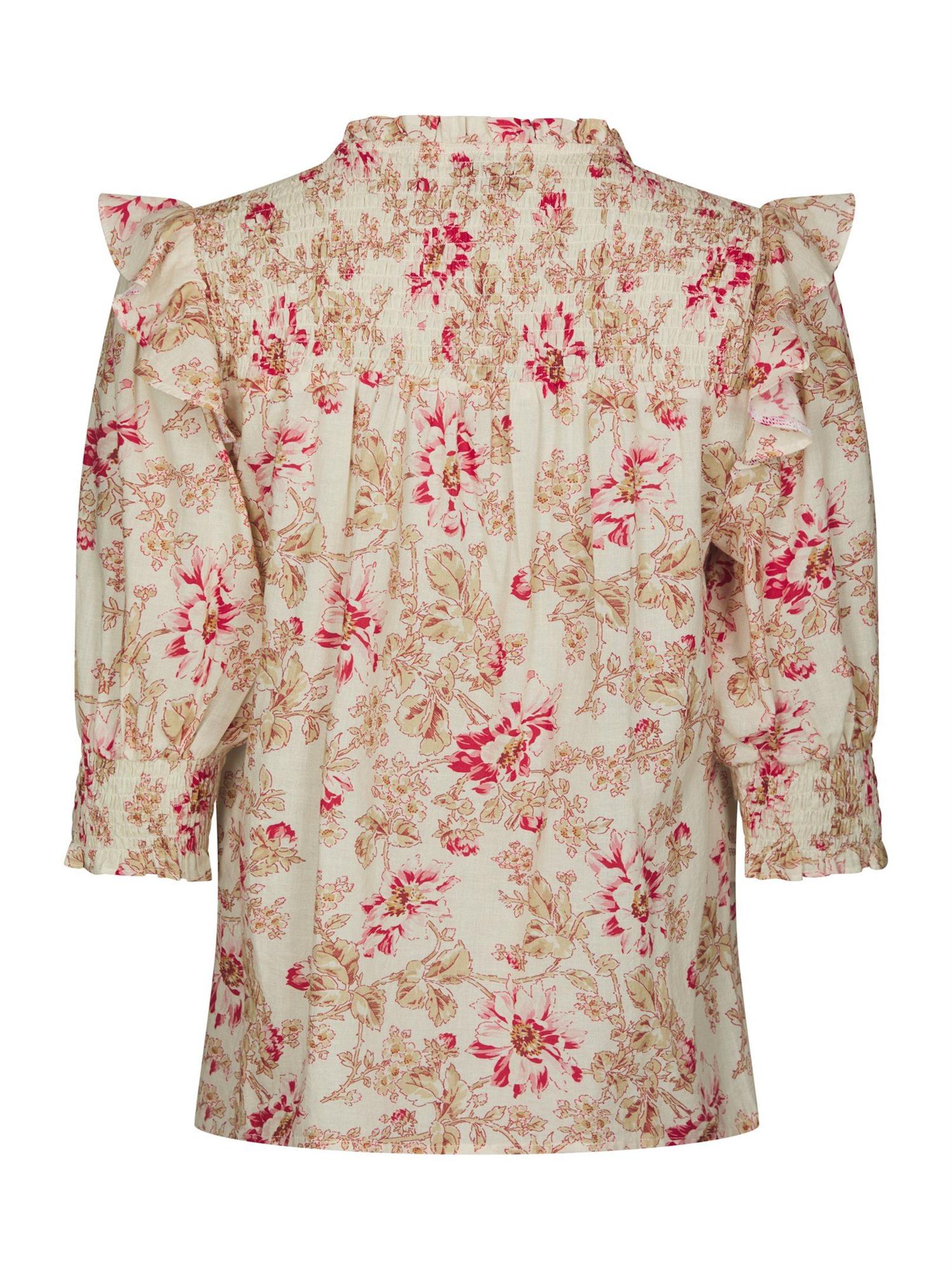 Davina Flower Rose Blouse
