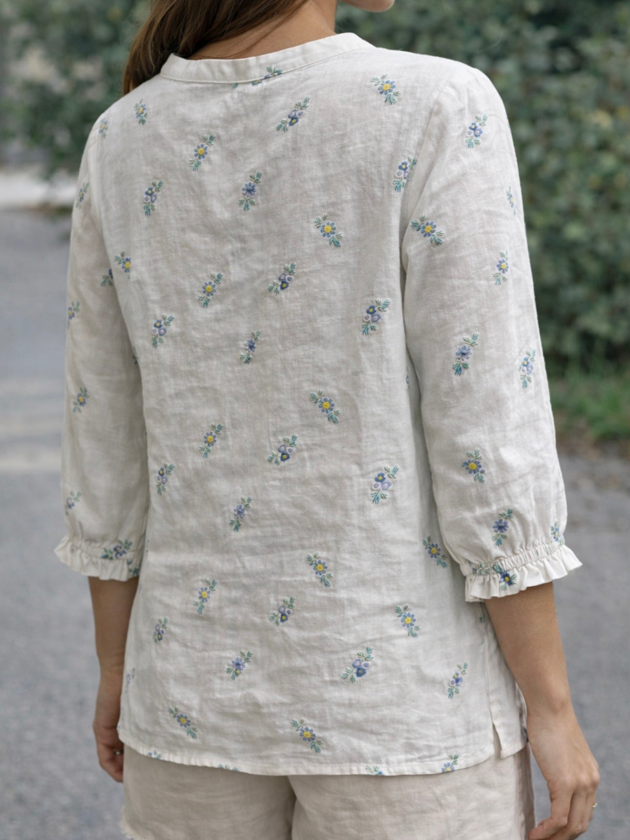 Rikkeliza Blouse, Blue