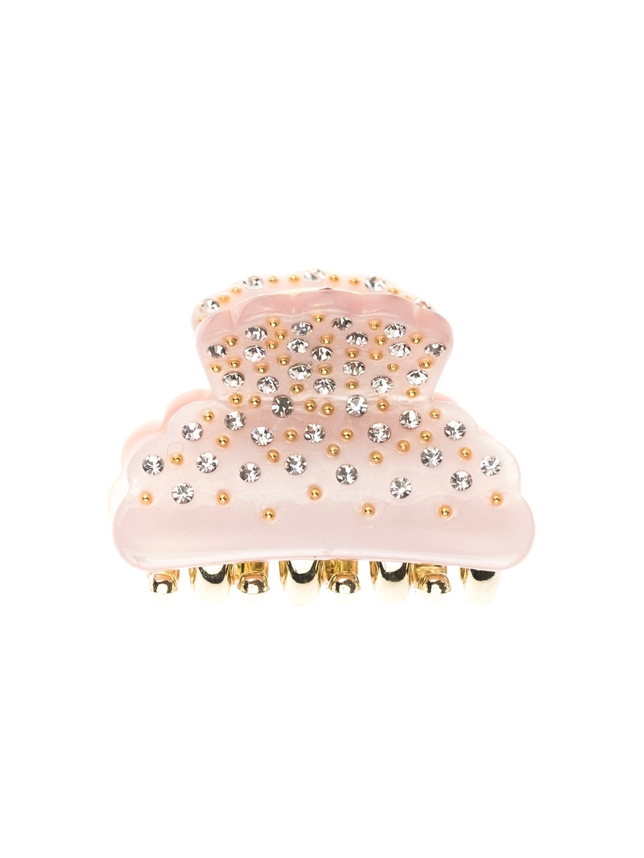 Crystal Hair Claw Small, Rose