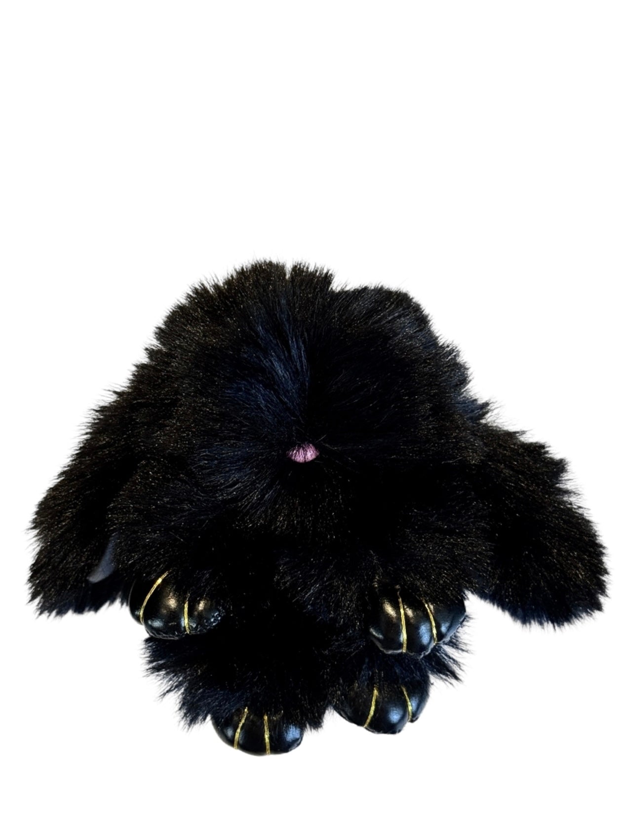 Key Ring, Bunny, Black