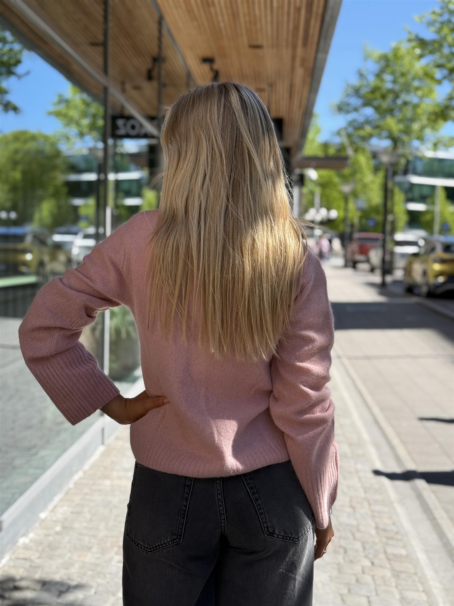 DUNA Cardigan, Clay/ Rosa