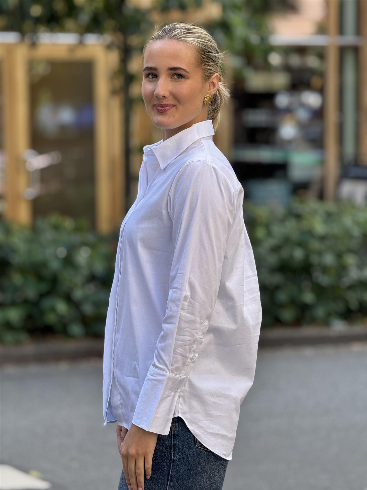 Bettina Classic Shirt, White