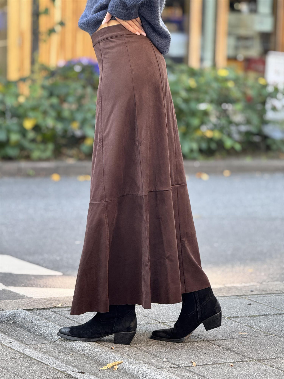 Bibbi Skirt, Brown
