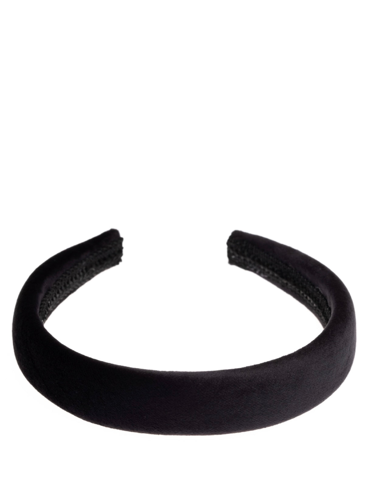 Velvet Hair Band Broad, Black