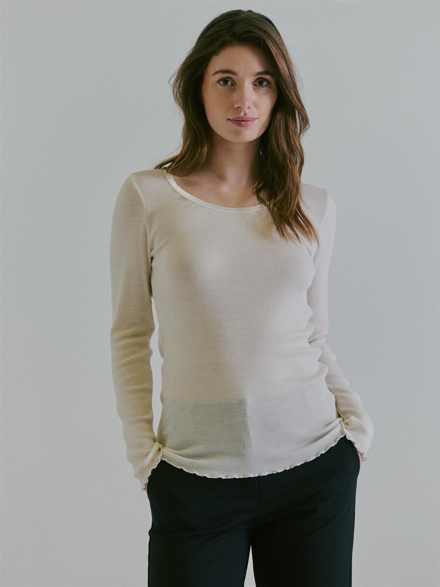 Amber T-shirt, Ivory