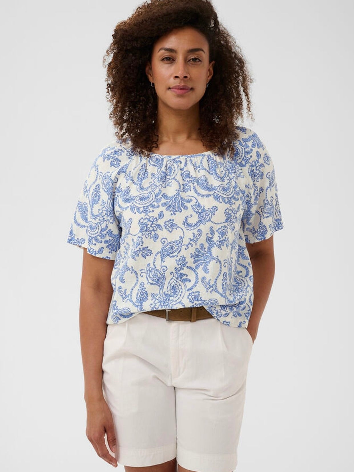 Bentha PW Blouse, Blue