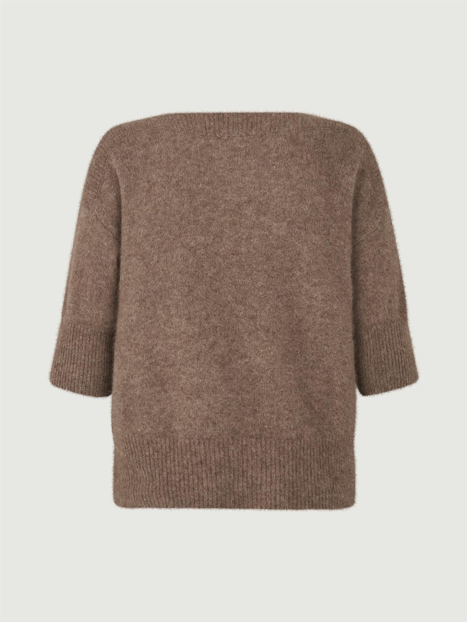 Moi Pullover, Brown Melange