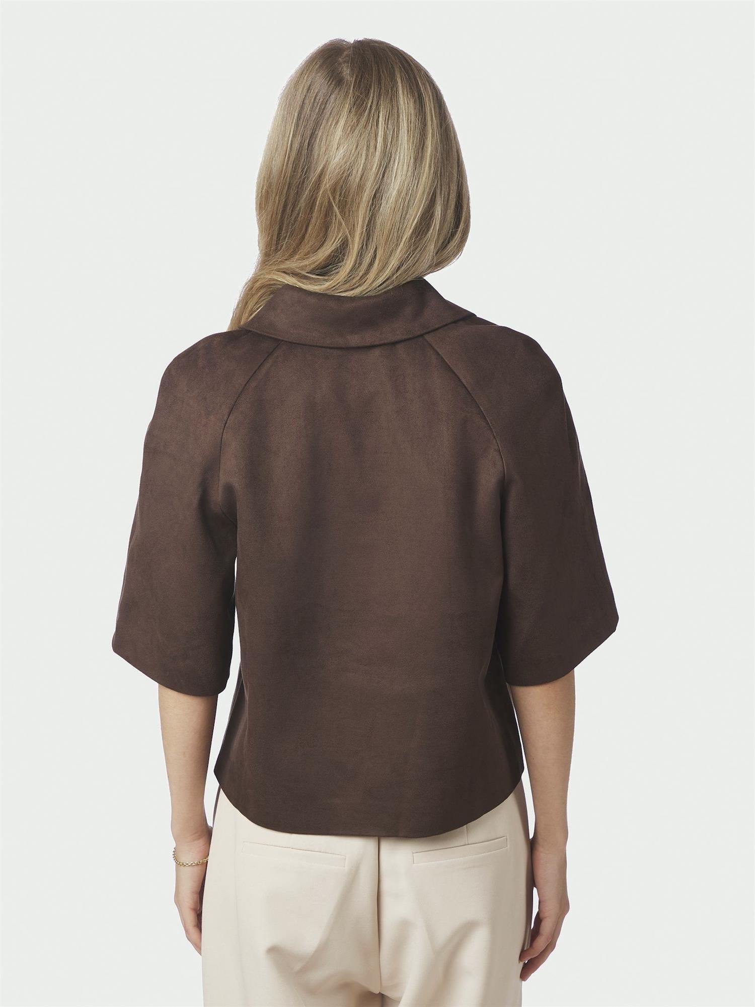 Editta Faux Suede Jacket