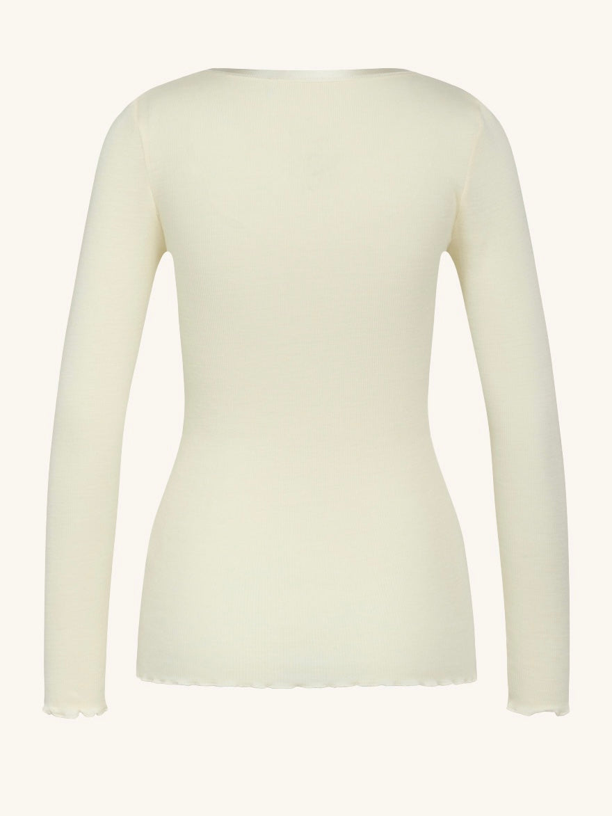 Amber T-shirt, Ivory