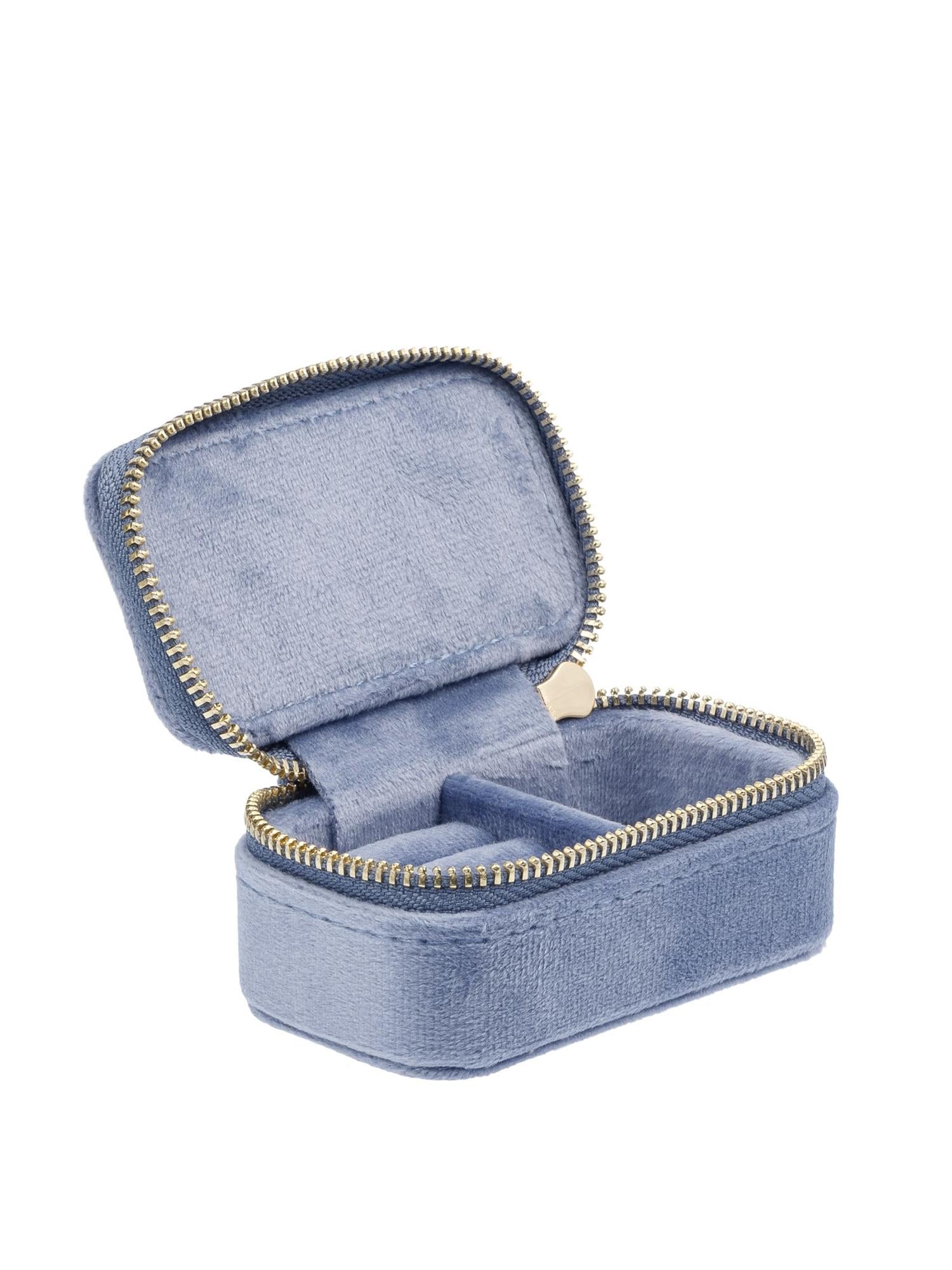 Velvet Jewellery Box Micro, Blue
