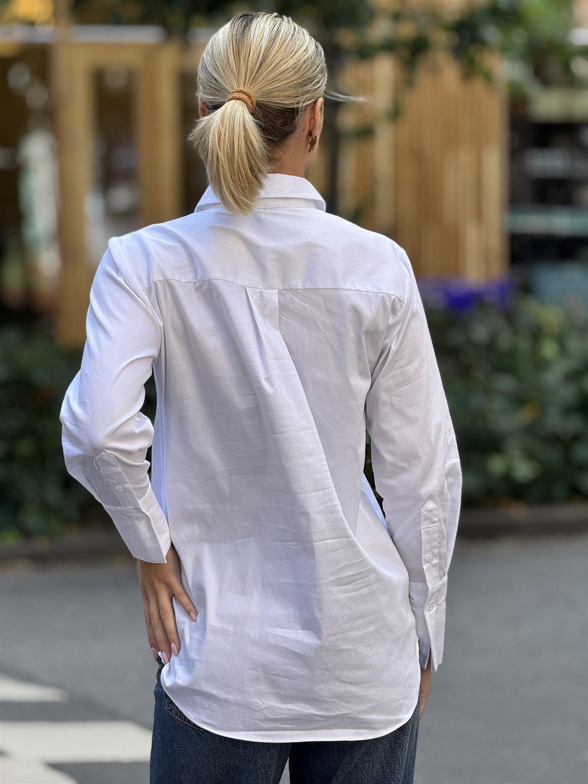 Bettina Classic Shirt, White