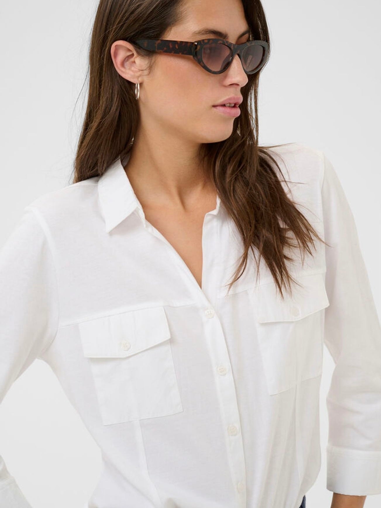Anise PW Shirt, White