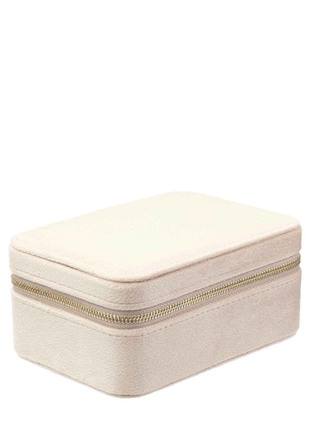 Velvet Jewellery Box, Dark Sand