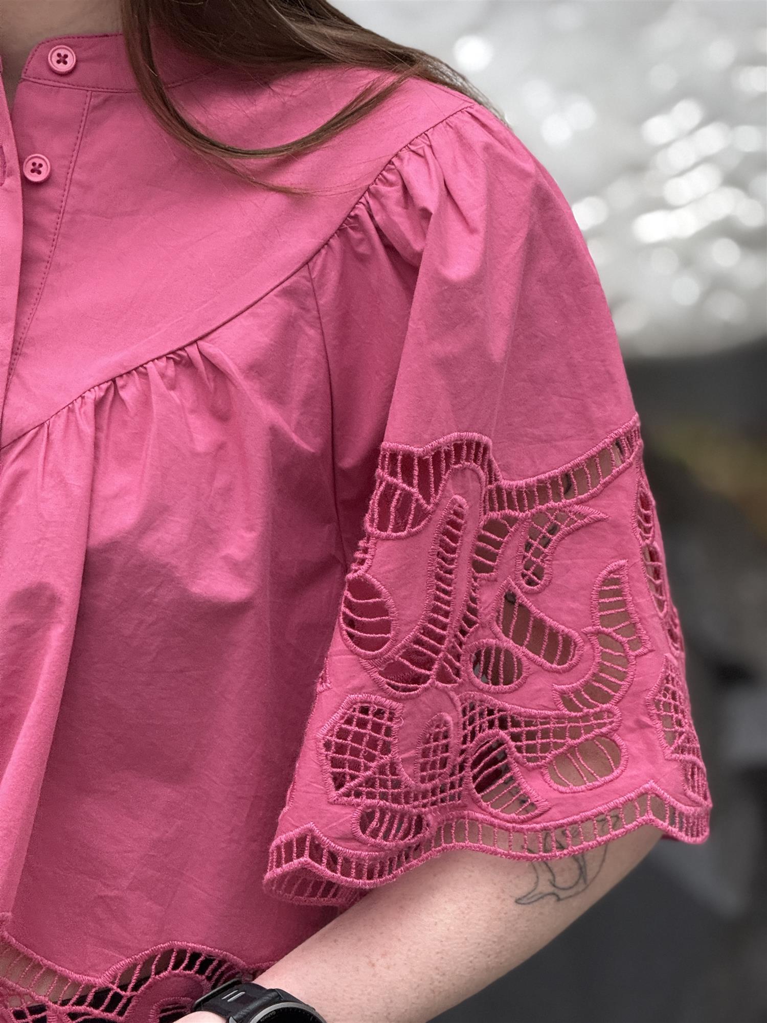Linda blouse, Rose