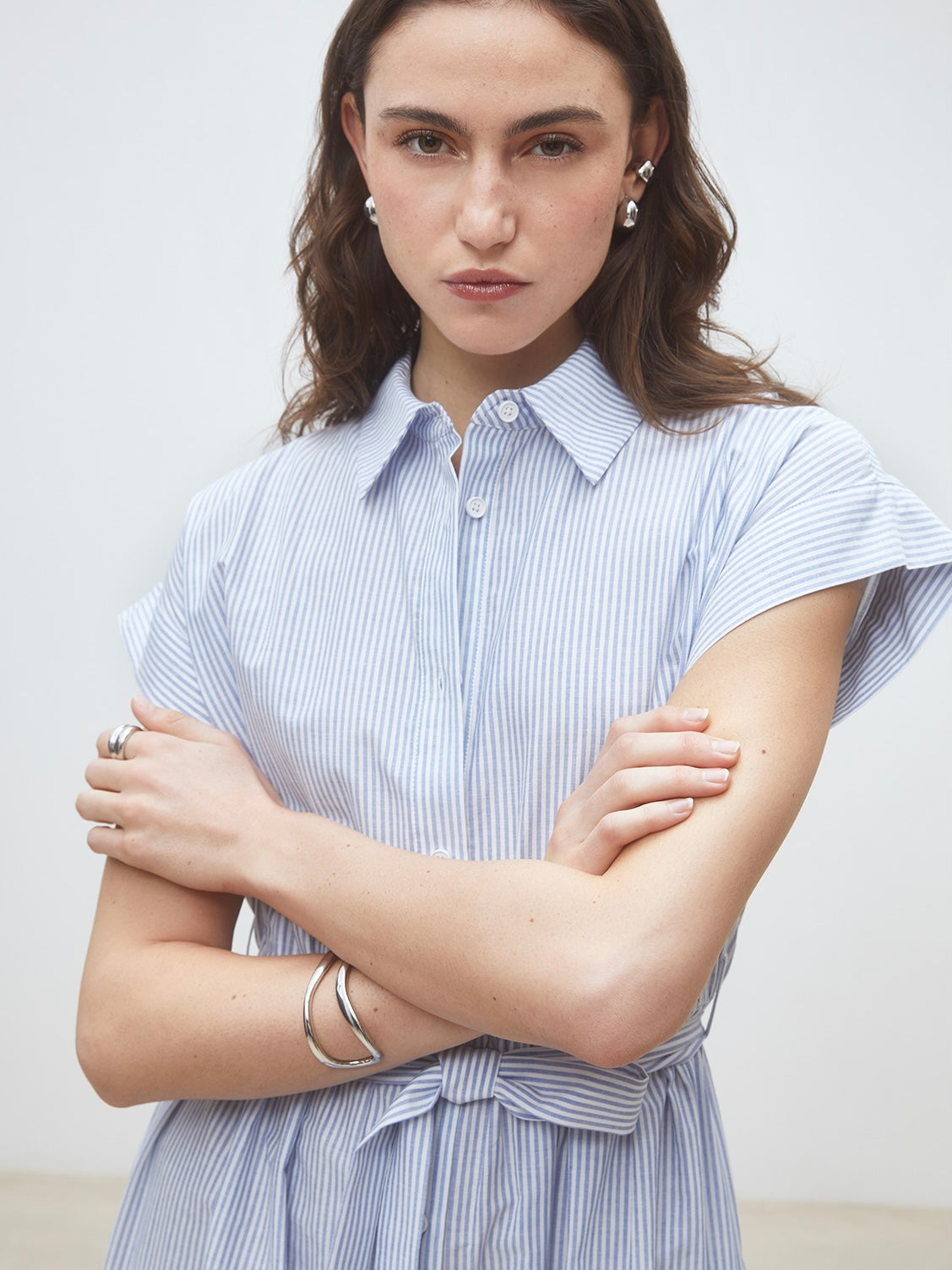 Clark Dress, Light Blue