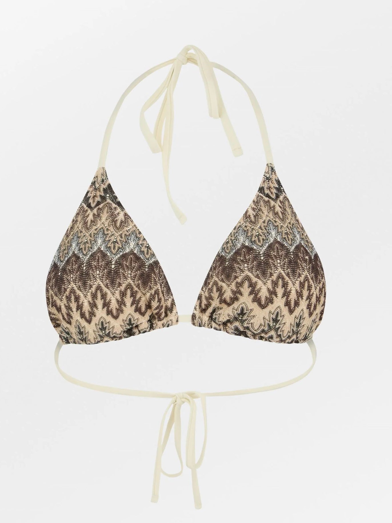 Amber Bel Bikini Top, Brown