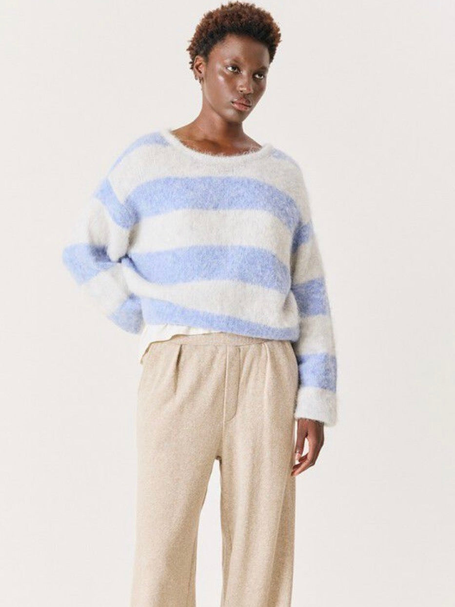 Niby Pullover, Blue/white