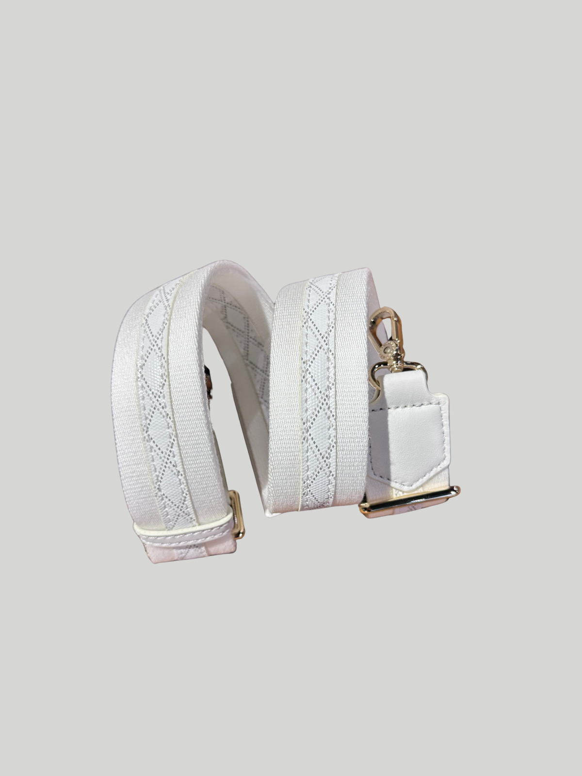 Madison Pattern Strap, White