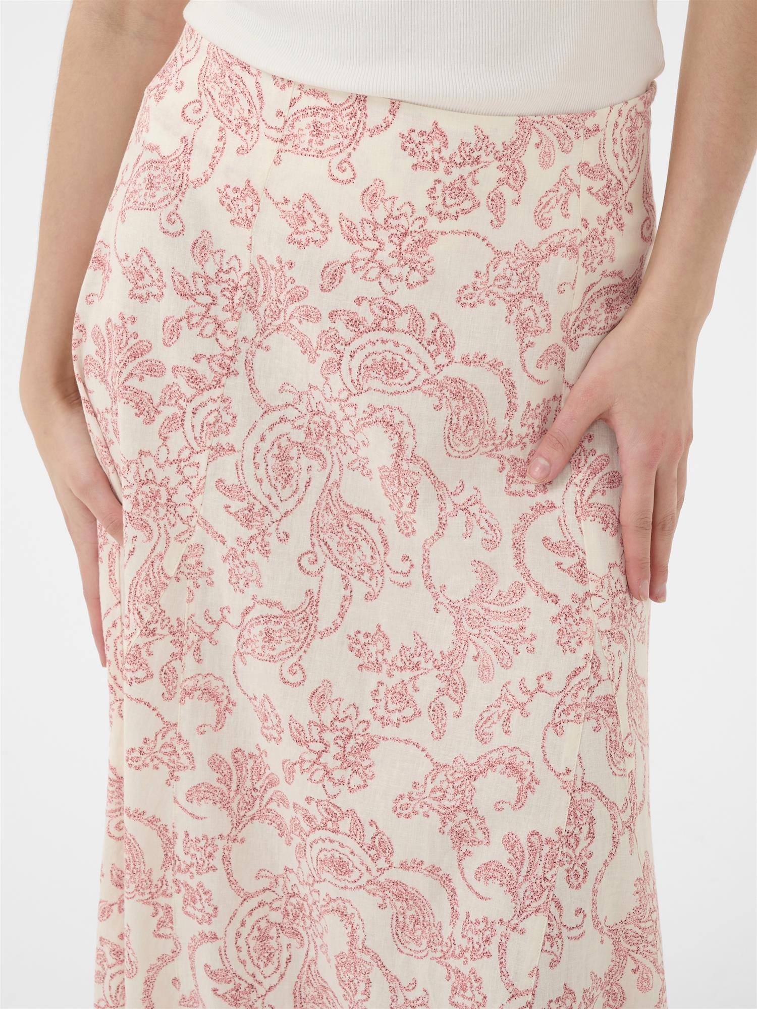 Beril PW Skirt, Peach