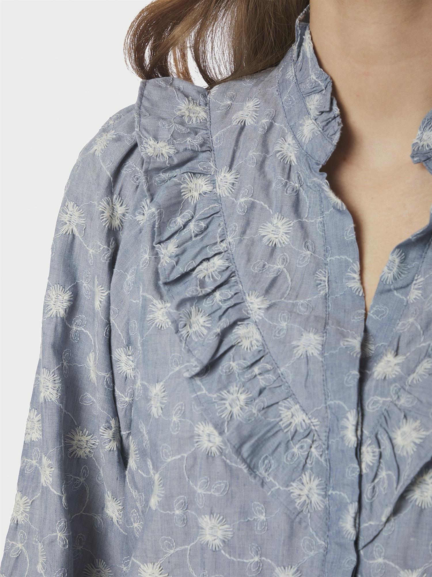 Degas Delicate Blouse Dusty Blue