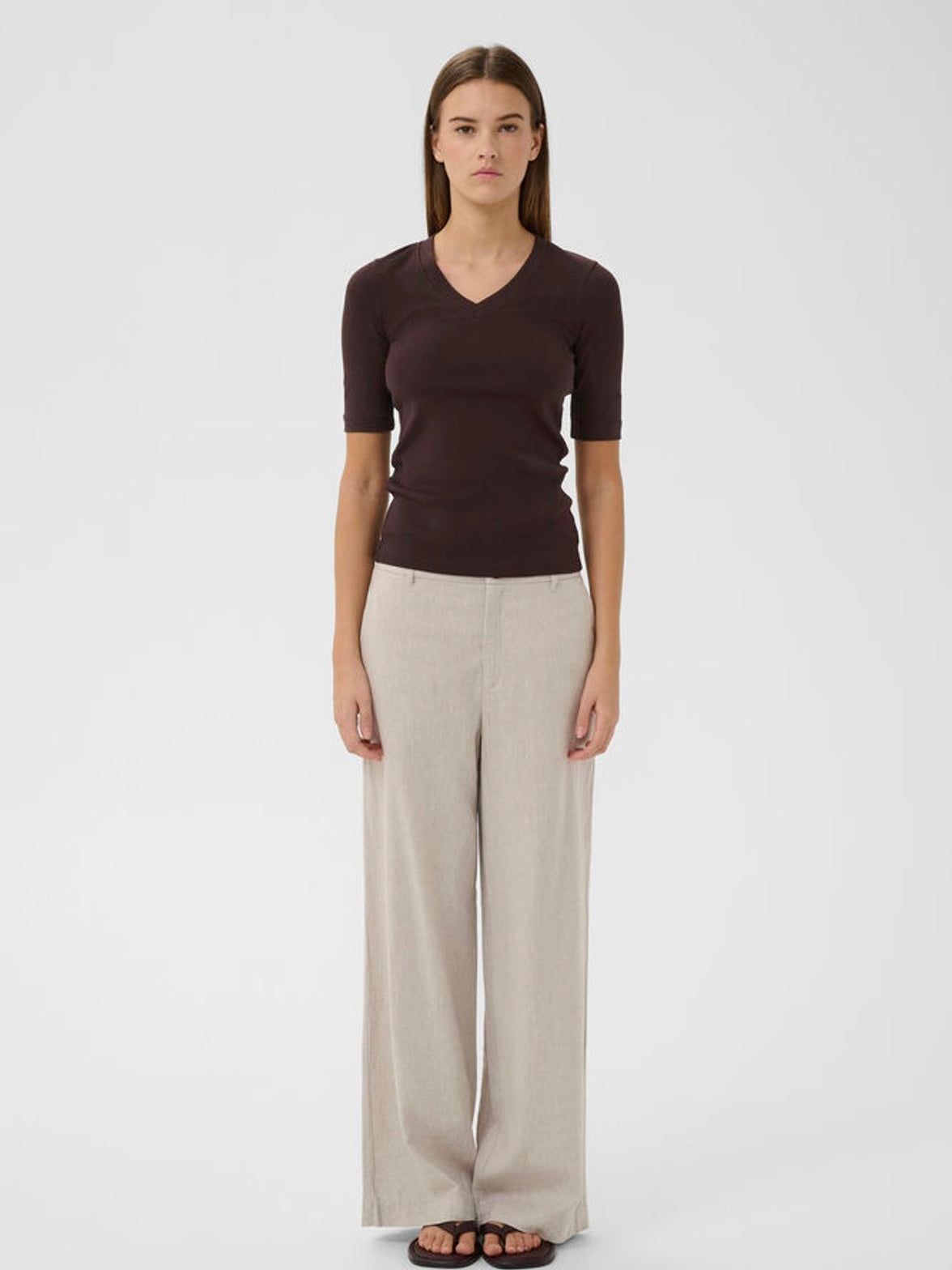 Dagna IW V T-shirt, Brown