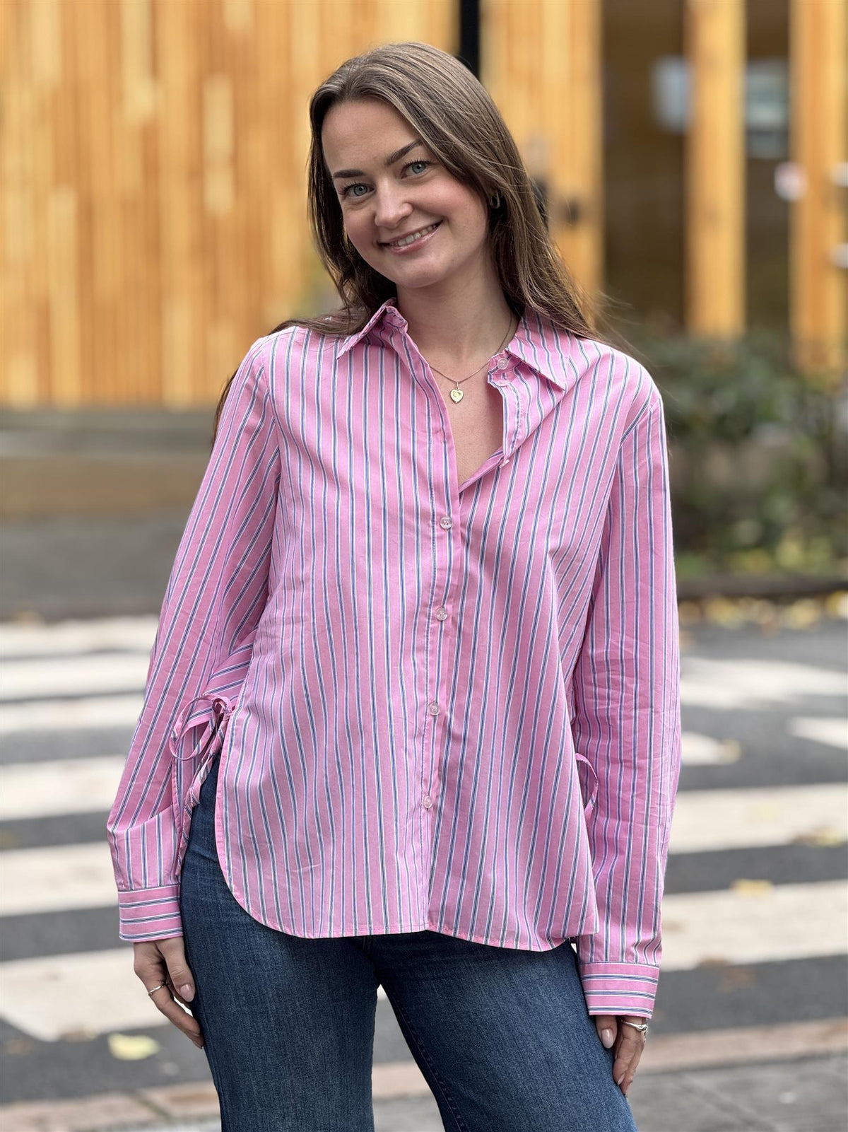Amber Shirt, Pink