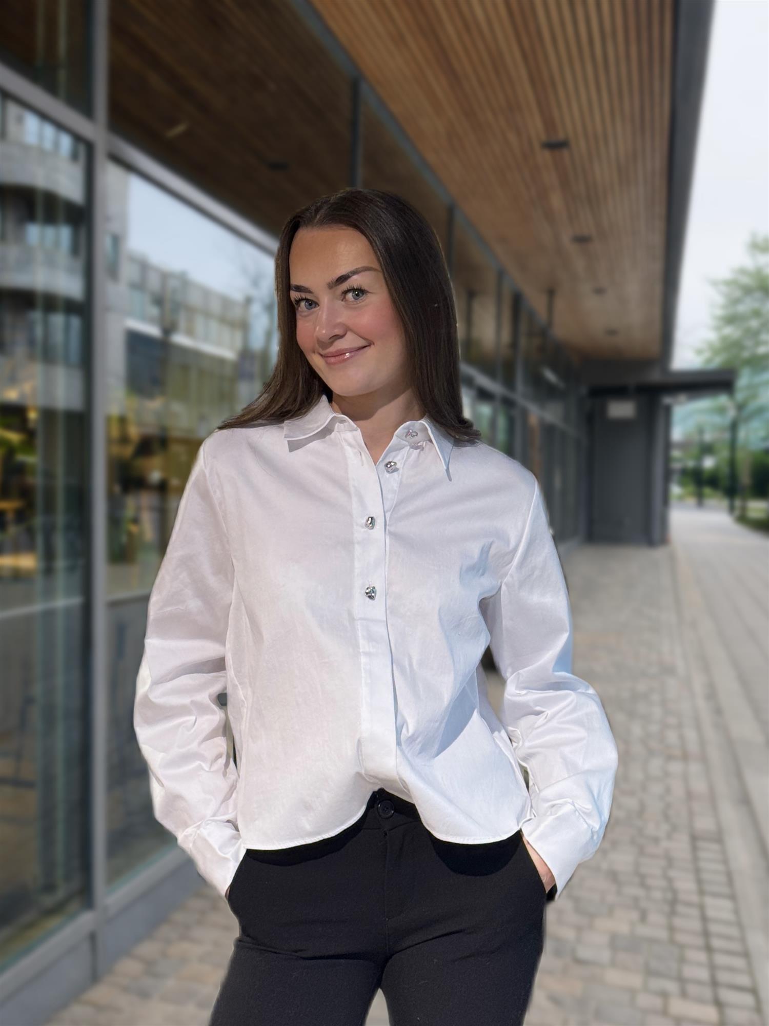 LR-ISLA SOLID 136, shirt, white