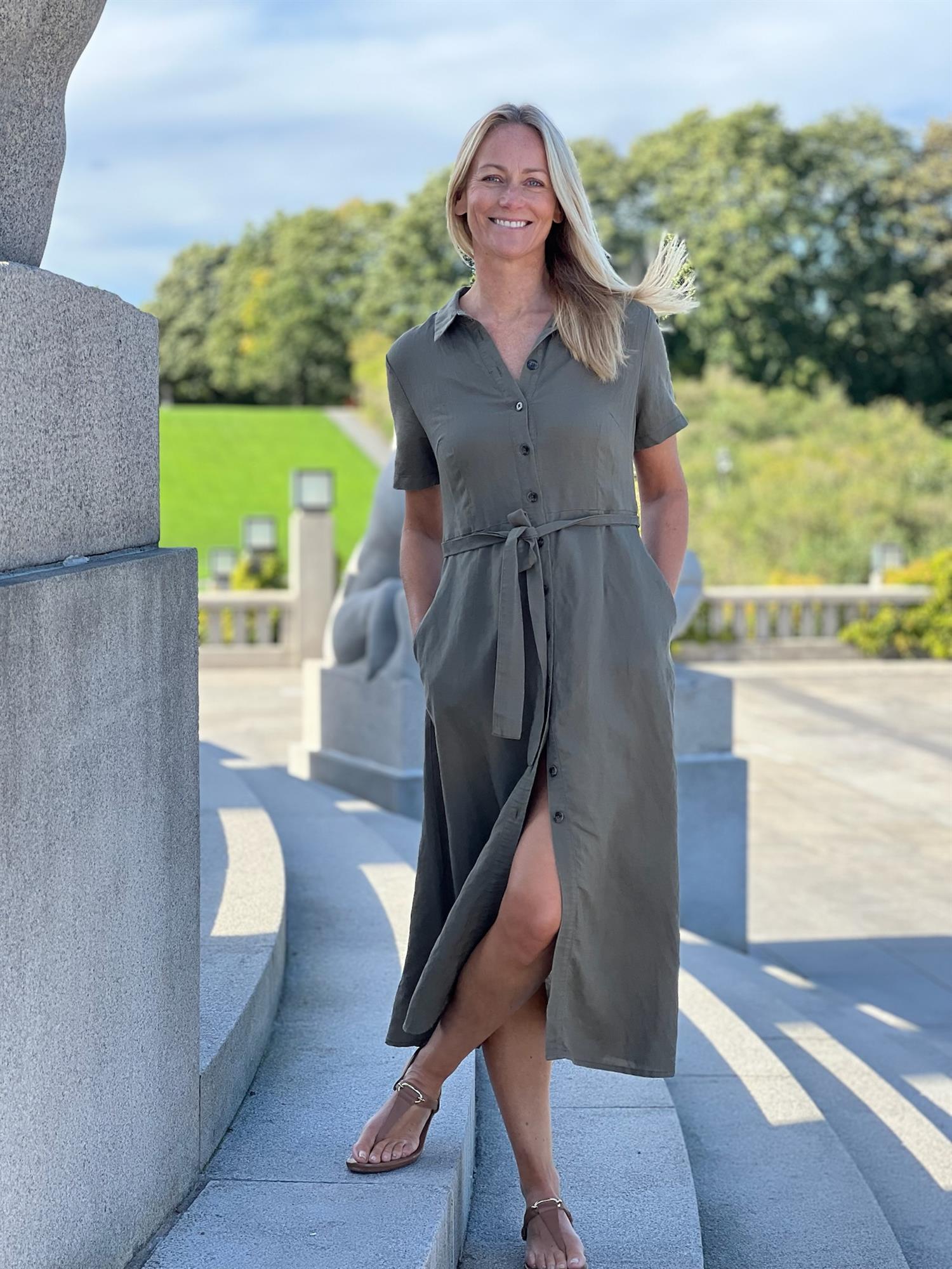 Eflin PW Dress, Green