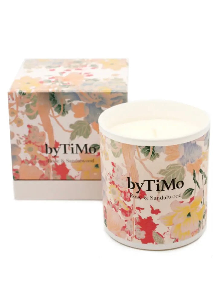 Scented Candle, Rose & Sandalwood