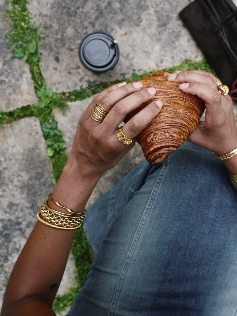 Ruth - Chunky Chain Bracelet Stainless Steel - Gold