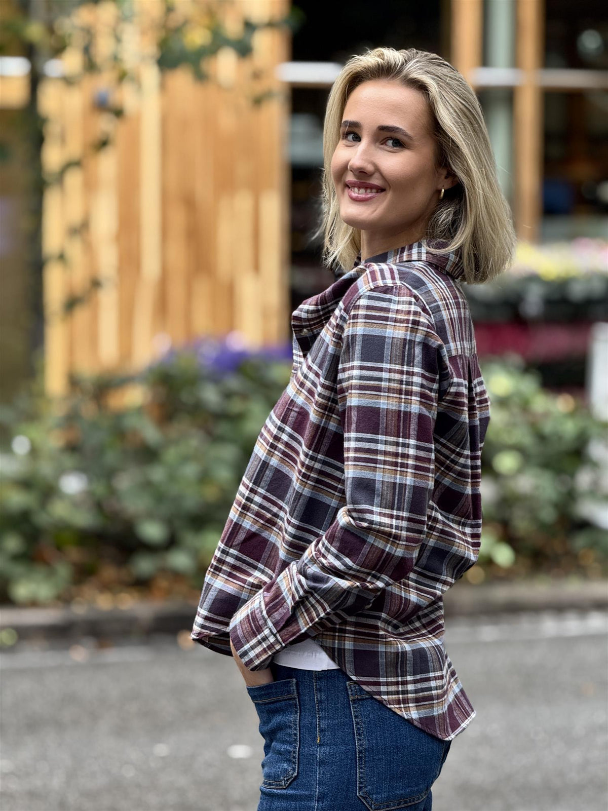 Arc Modern Tartan, Burgunder