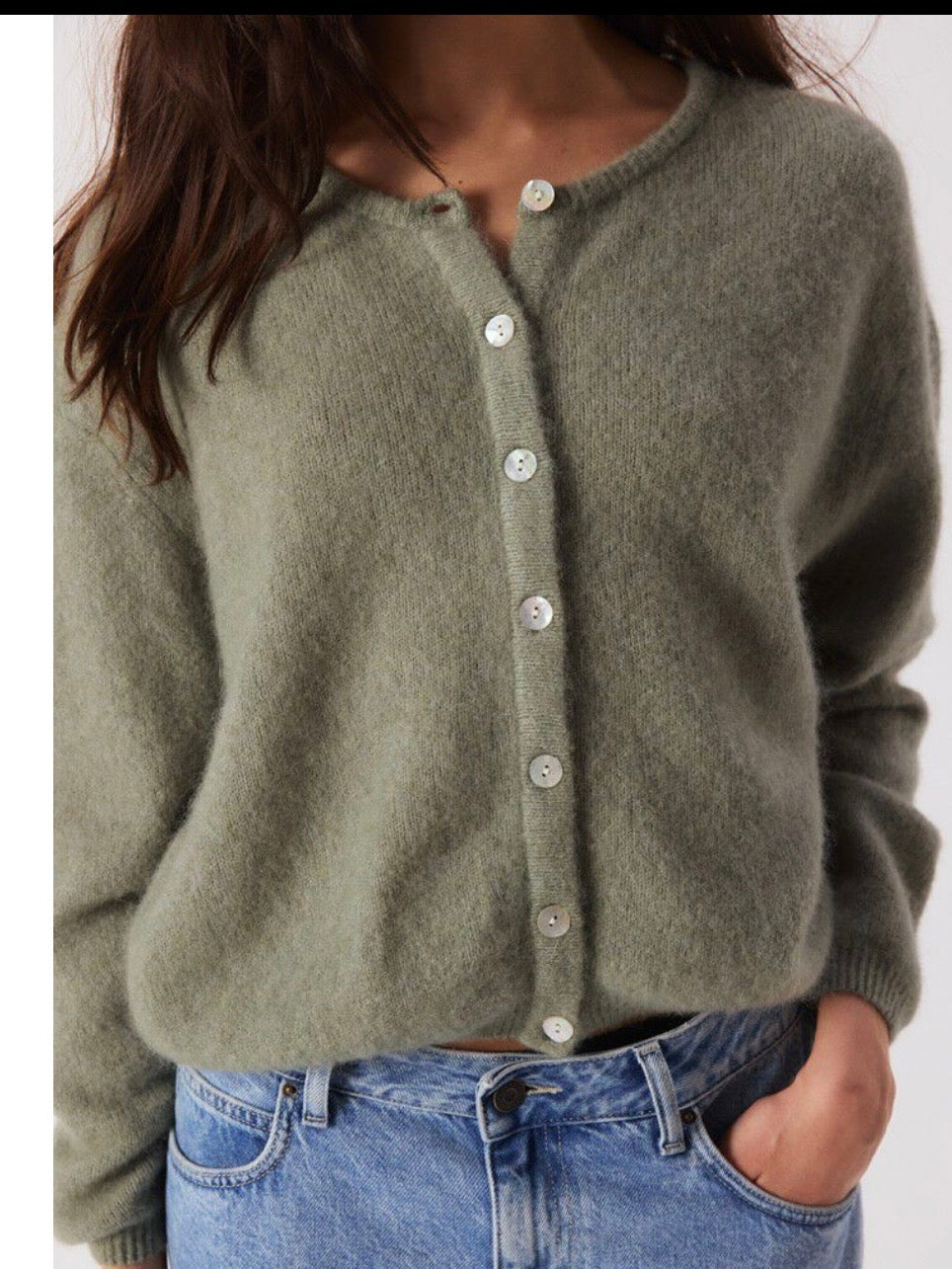 Vitow cardigan, Green