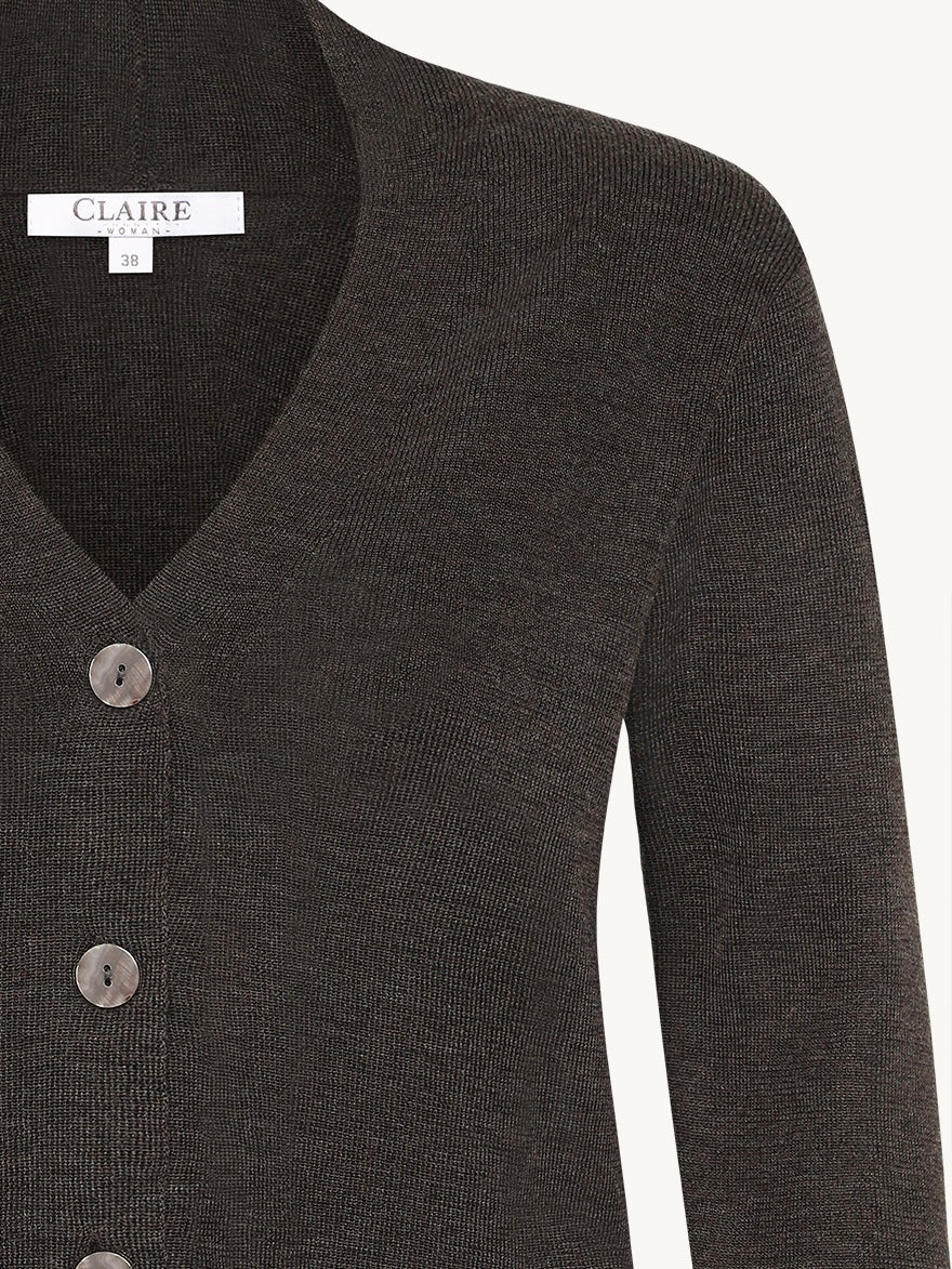 Cait Cardigan, Brown