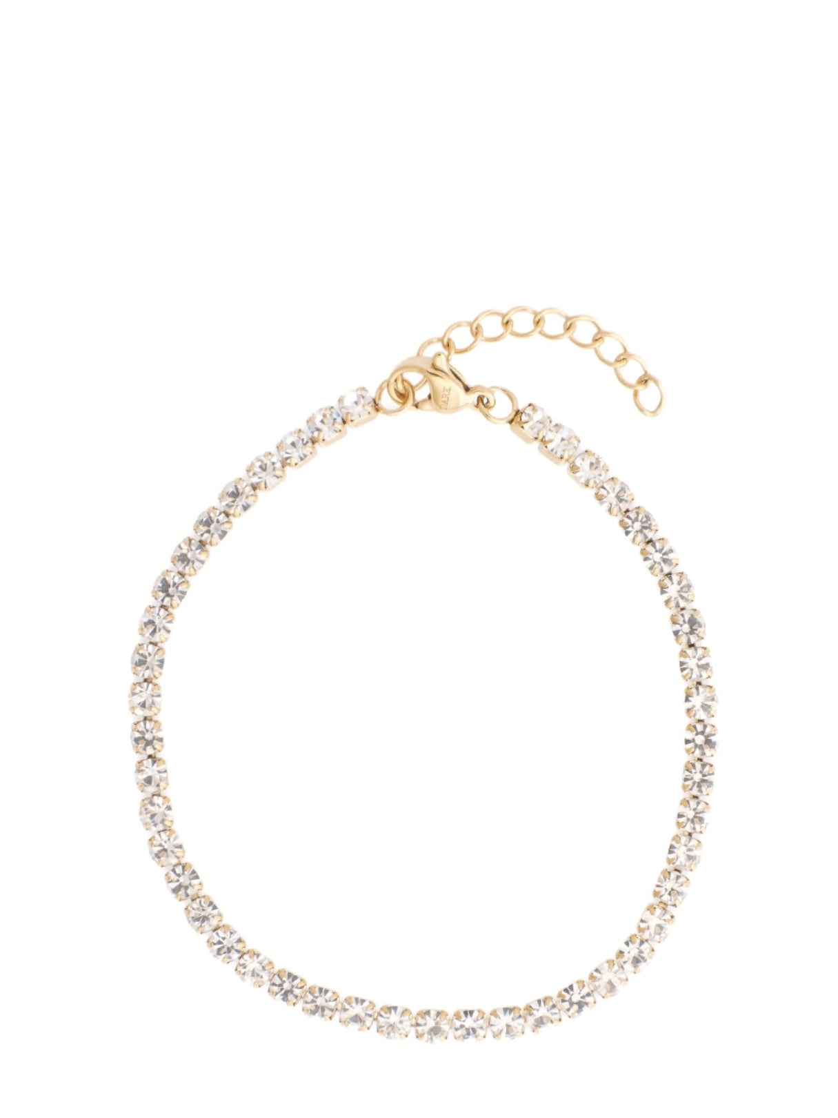 Tennis Chain Bracelet 3mm, Crystal