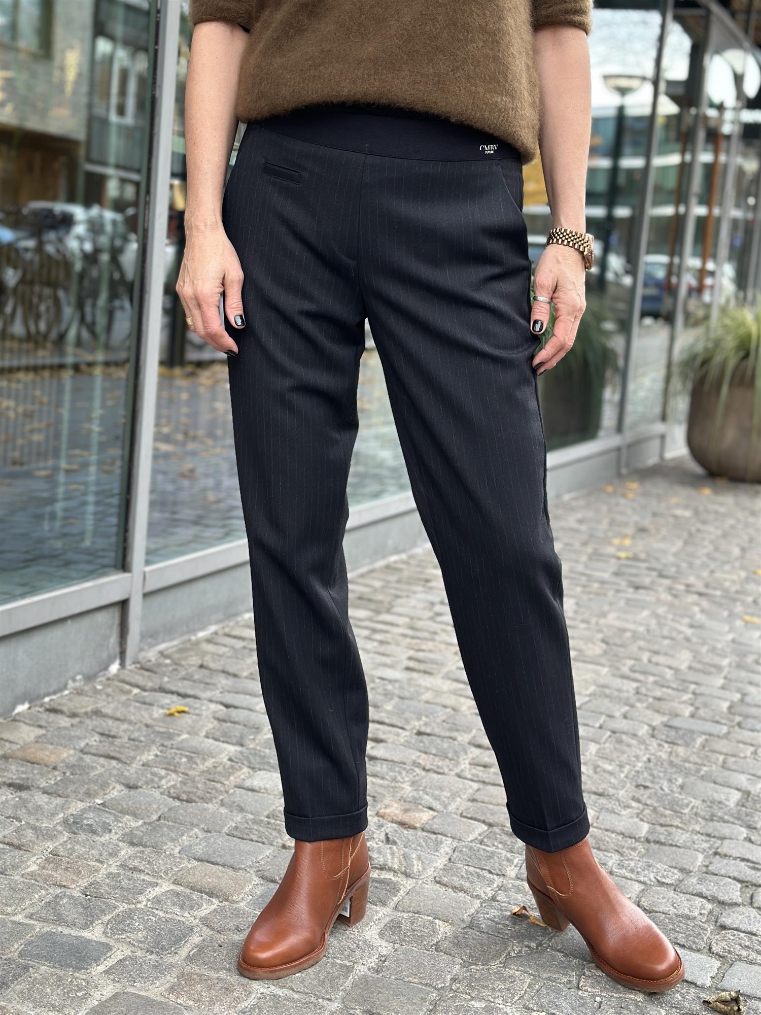 Kim Pant, Pin Stripe Deep Midnight