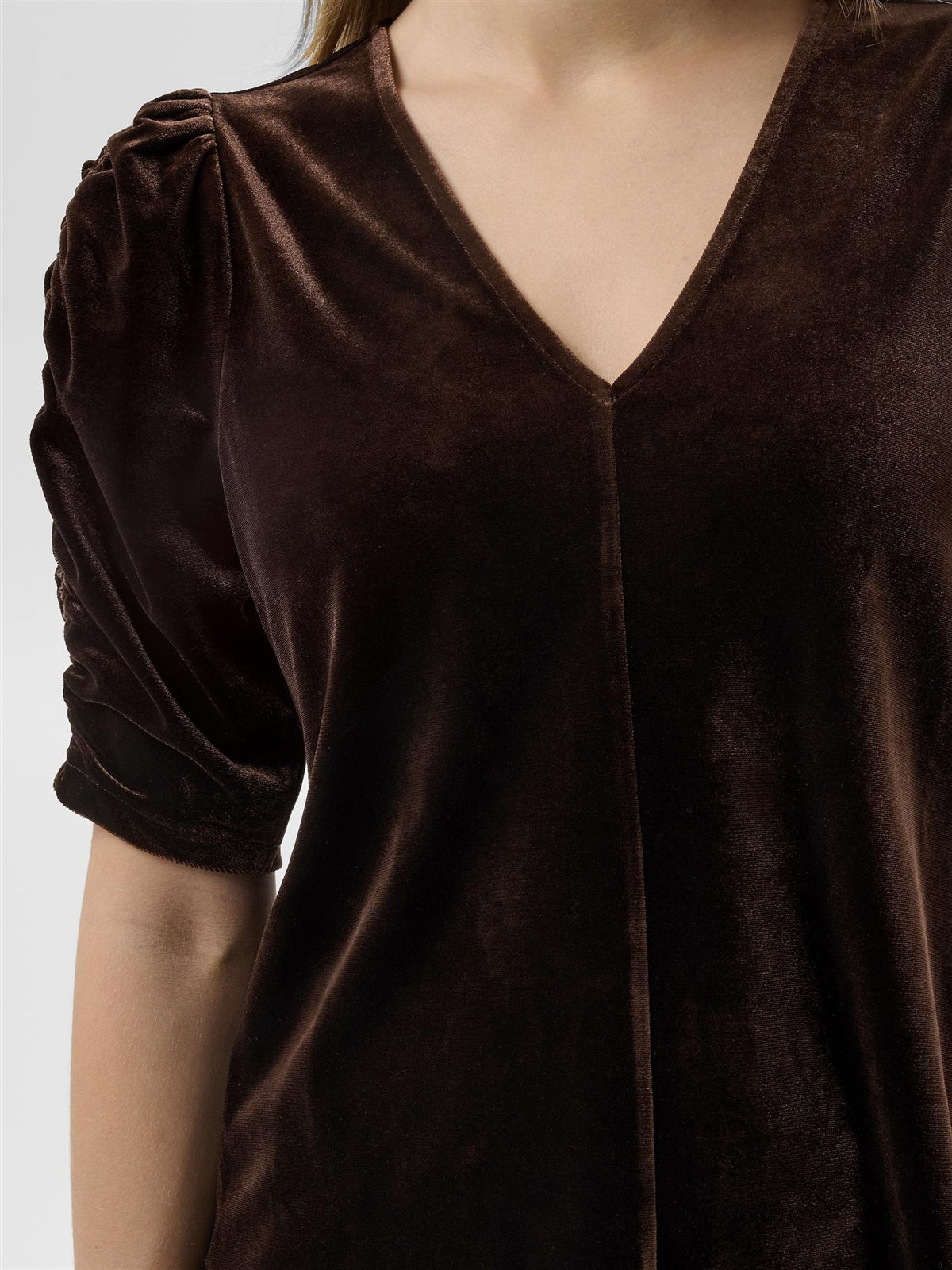 Valeriia PW Blouse, Brown