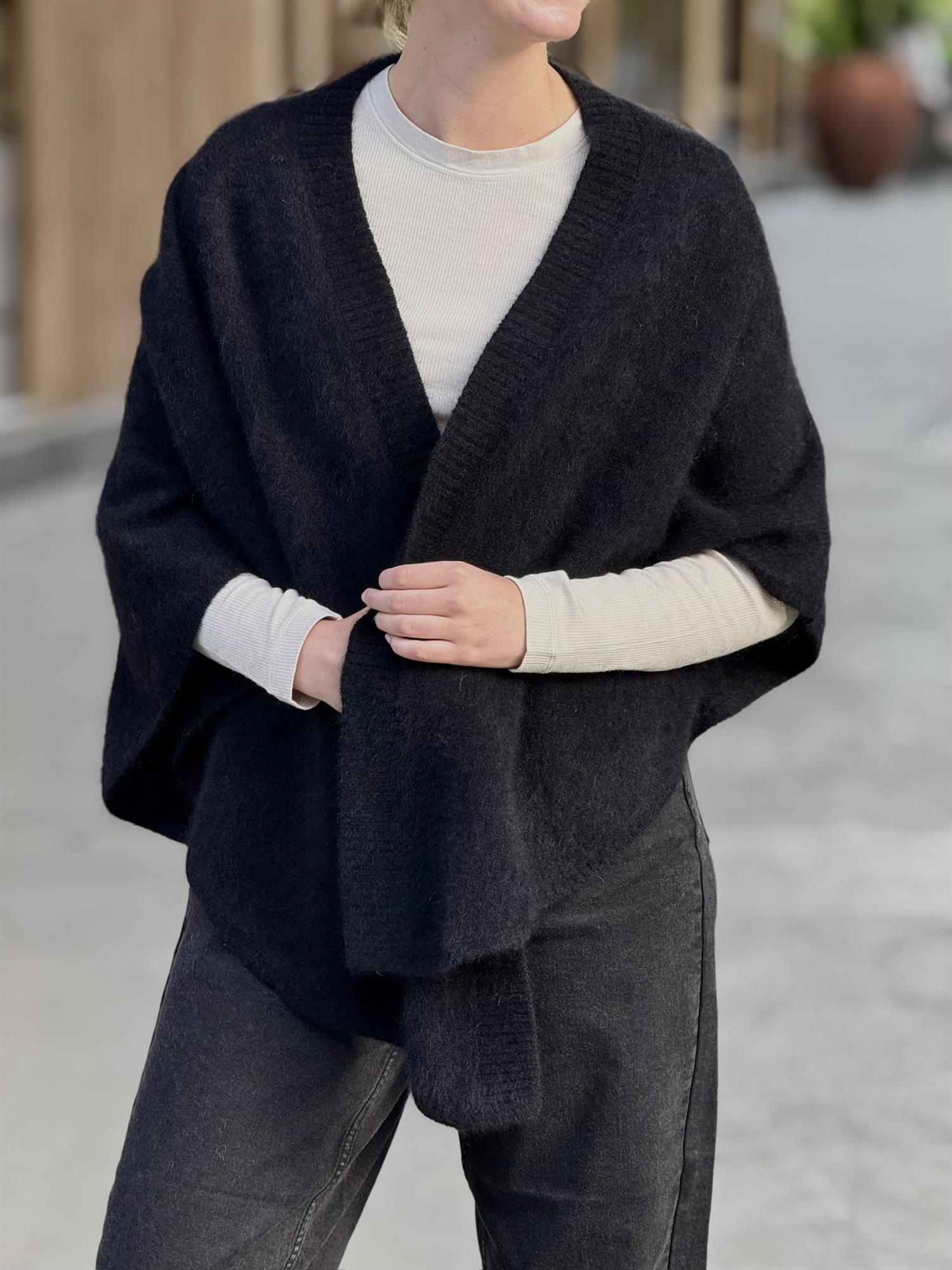 SANNE sjal, Black