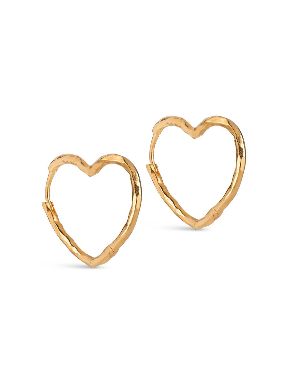 Hoops Organic Heart Medium, Gold