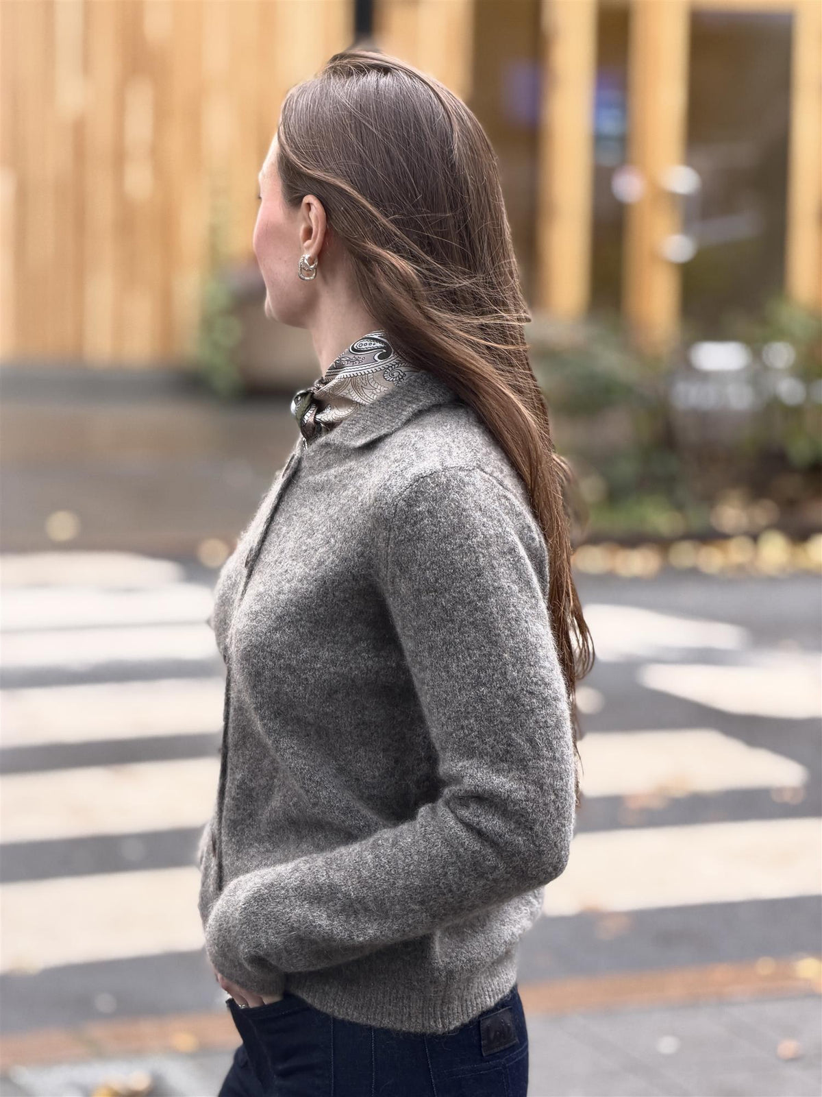 Alia Cardigan, Brown