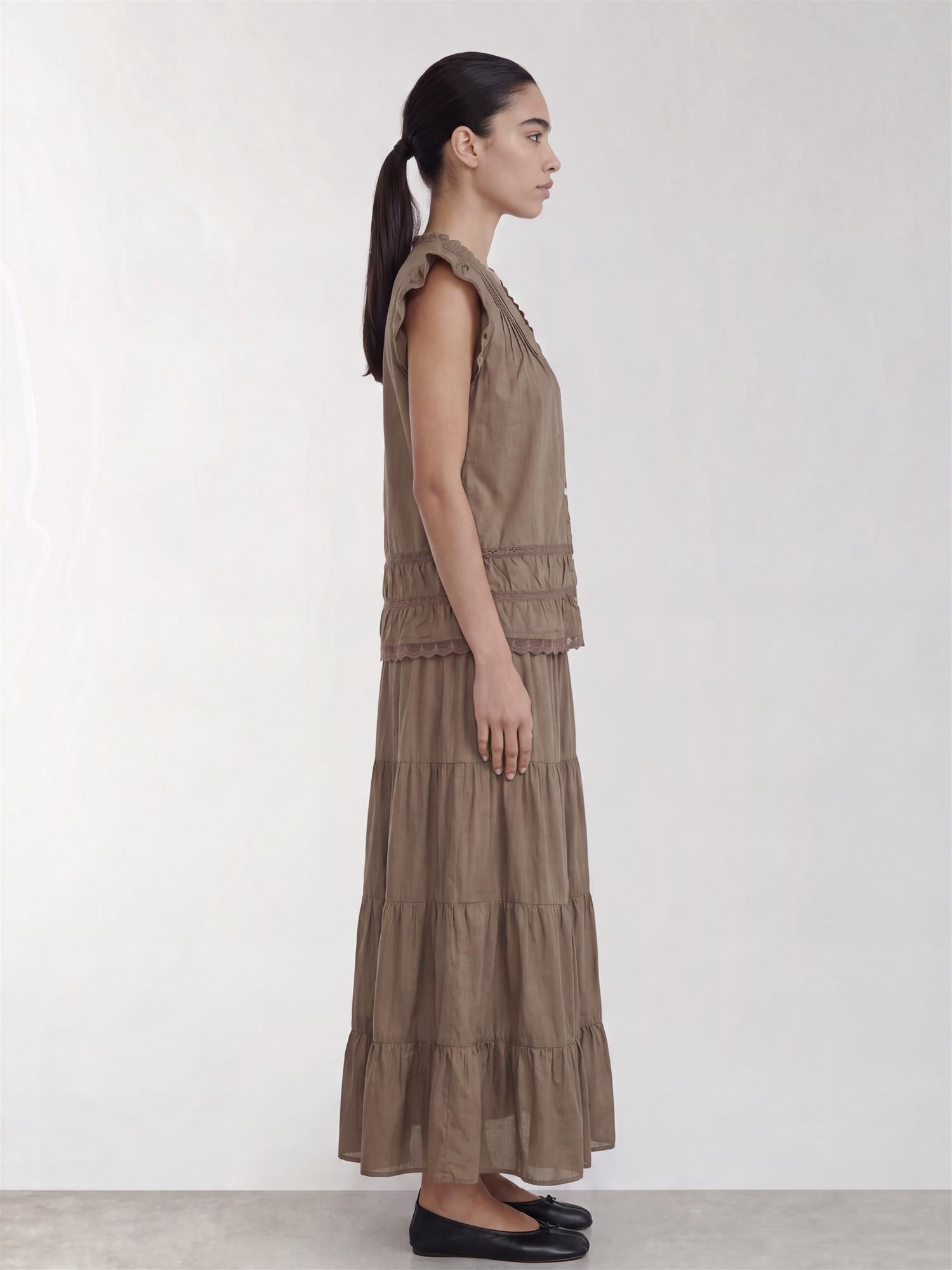 LR-ROSY 2 Blouse, Brown