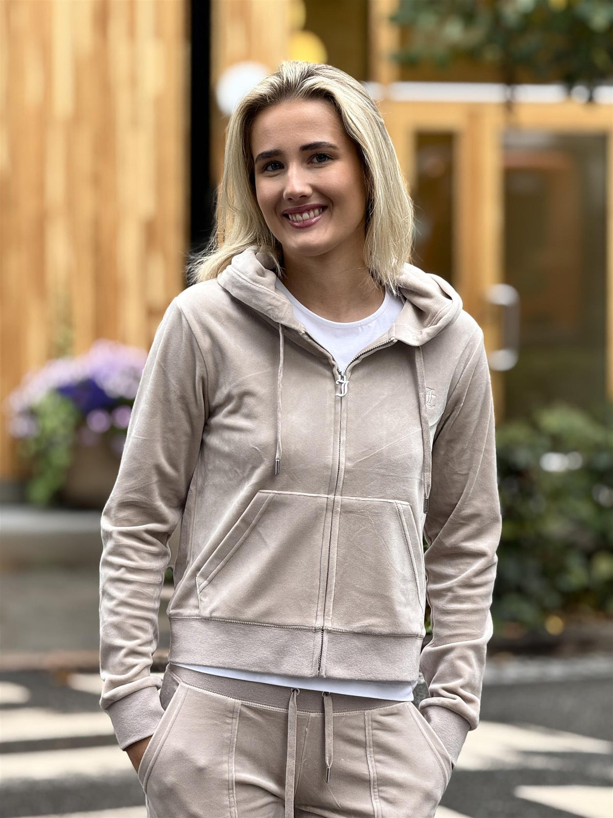 Robertson Hoodie String, Beige