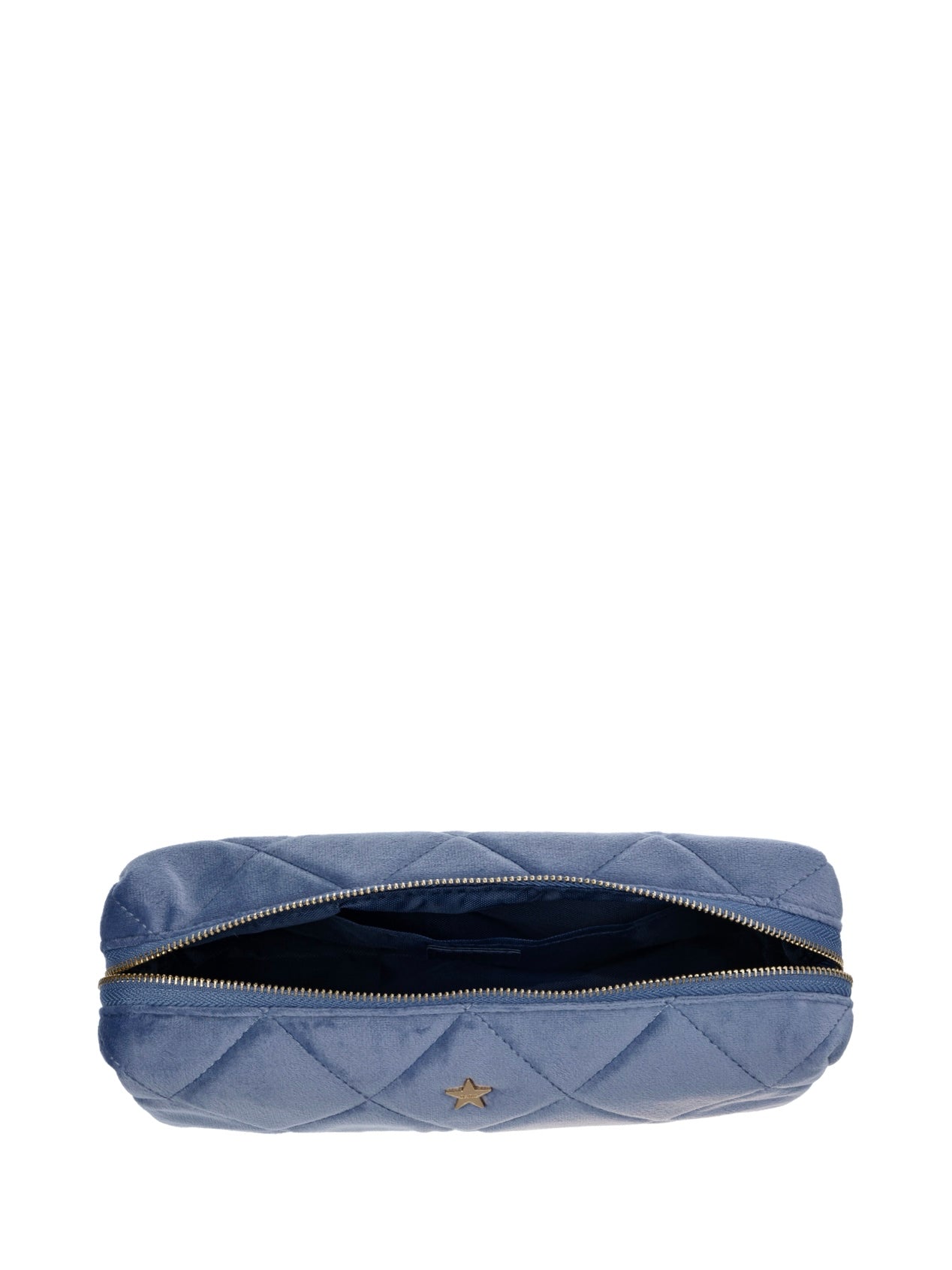 Velvet Quilted Tool Pouch, Blue