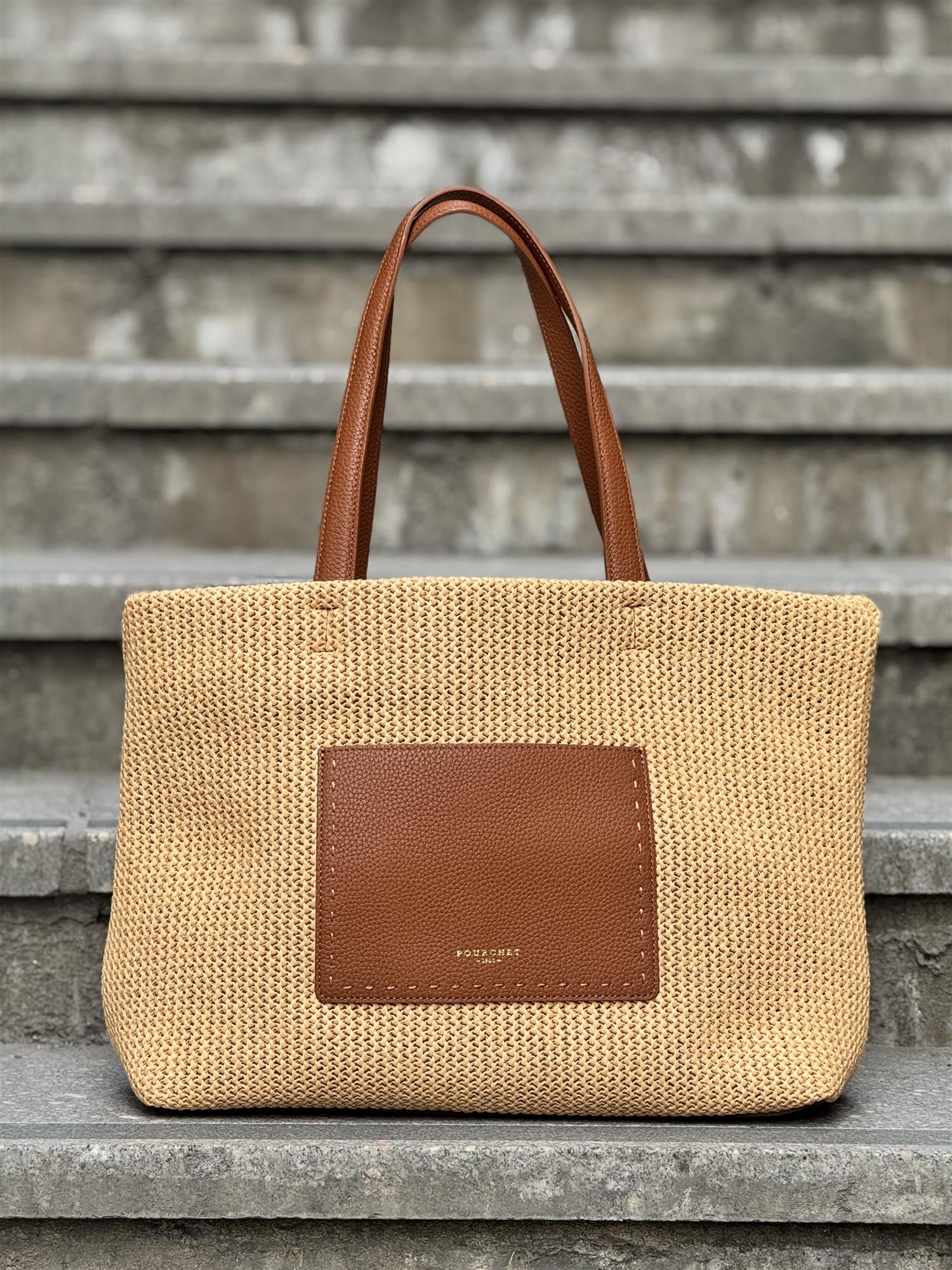 Cassis Large, Shopper, Straw/camel